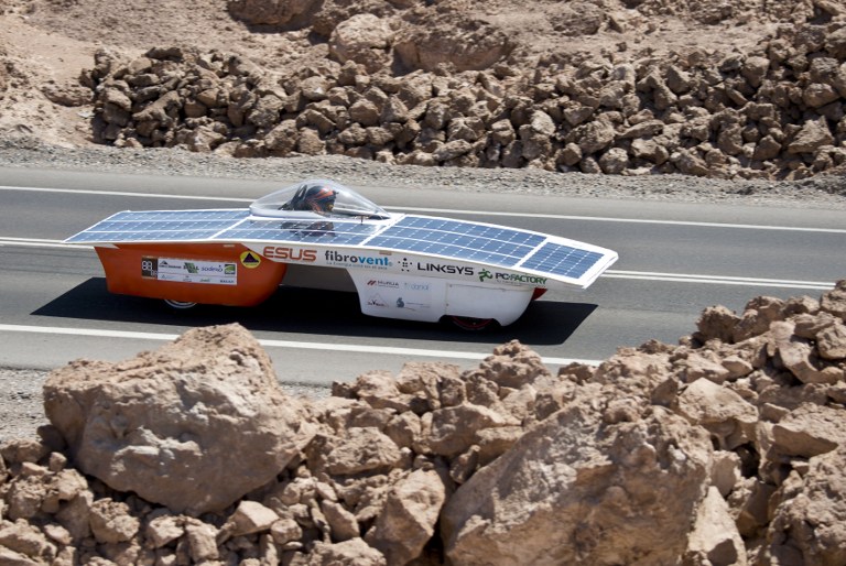 En Chile: única carrera de autos solares de Latinoamérica