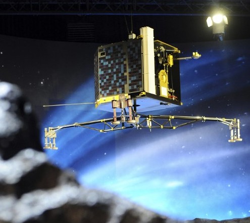El robot europeo Philae se prepara para posarse sobre un cometa