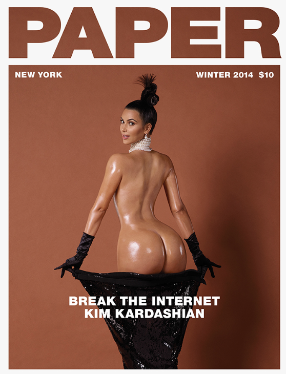 Kim Kardashian se desnuda…