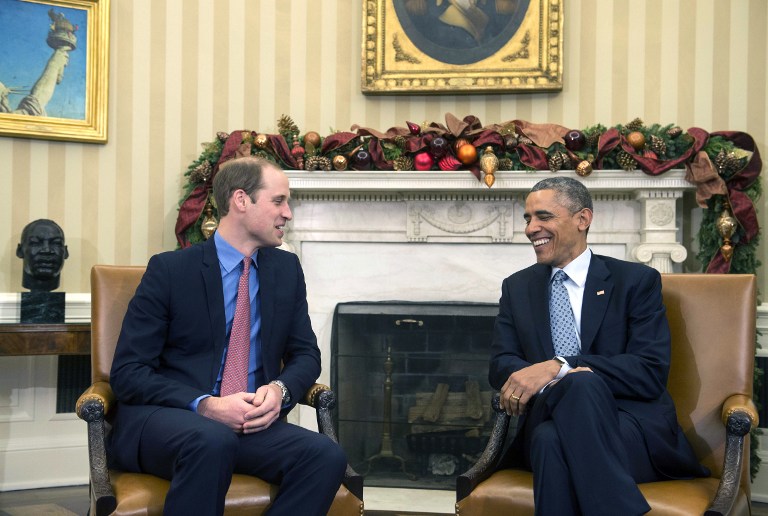 Barack Obama recibe al príncipe Guillermo en la Casa Blanca