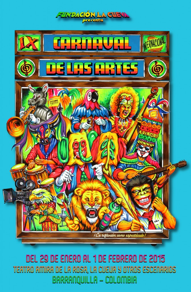 Afiche Carnaval de las Artes 2015