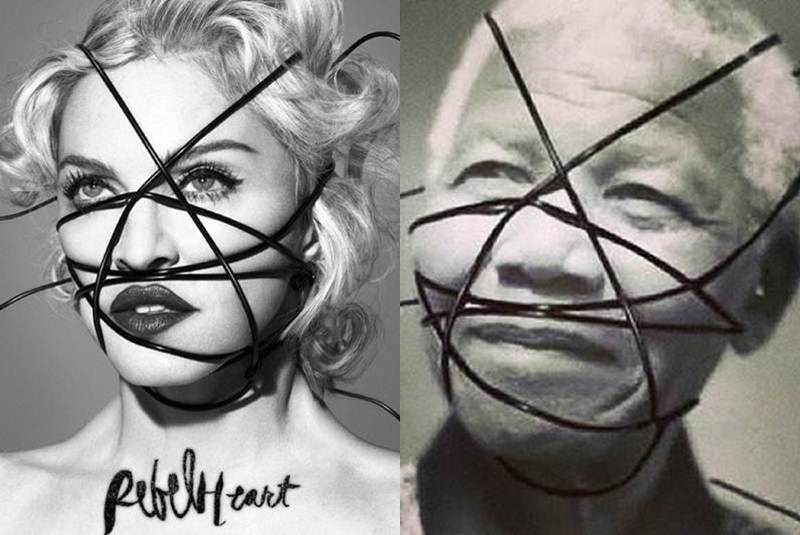 Madonna se defiende tras publicar fotos manipuladas de Mandela y Luther King