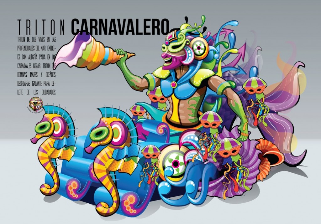 Carroza TRITON-CARNAVALERO