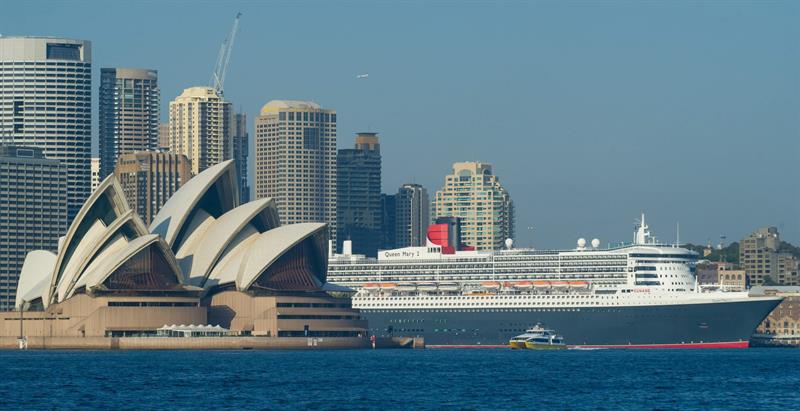 Crucero Reina María, Australia