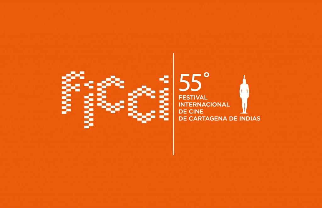 Ficci 55 - logo oficial naranja invertido