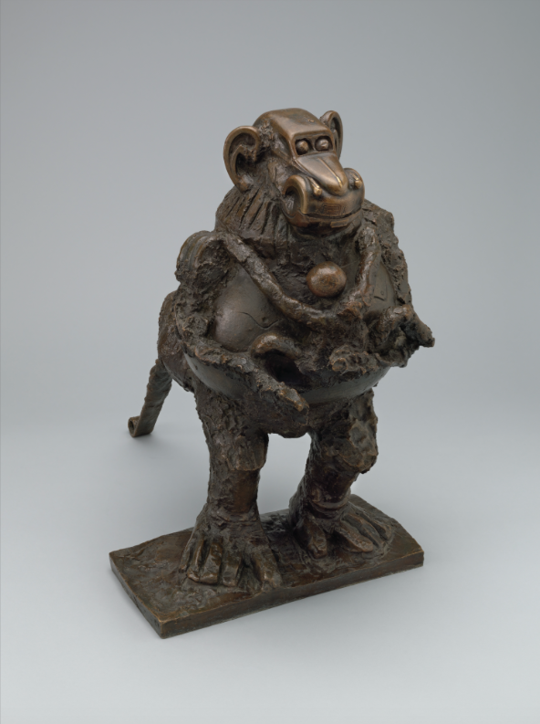 Pablo Picasso (Spanish, 1881–1973) Baboon and Young. Vallauris, October 1951 (cast 1955). Bronze. The Museum of Modern Art, New York. Mrs. Simon Guggenheim Fund. © 2014 Estate of Pablo Picasso / Artists Rights Society (ARS), New York.