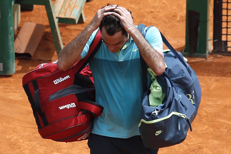 Federer cae eliminado ante francés Monfils en Montecarlo