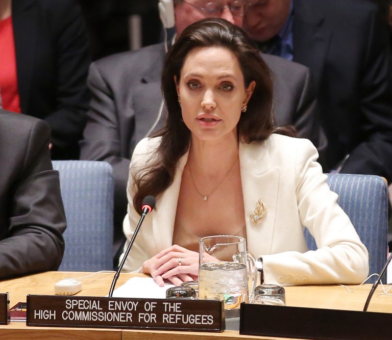 Angelina Jolie critica impotencia de la ONU para poner fin al conflicto en Siria