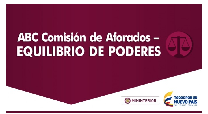 Conozca el ABC de la Comisión de Aforados – Equilibrio de Poderes