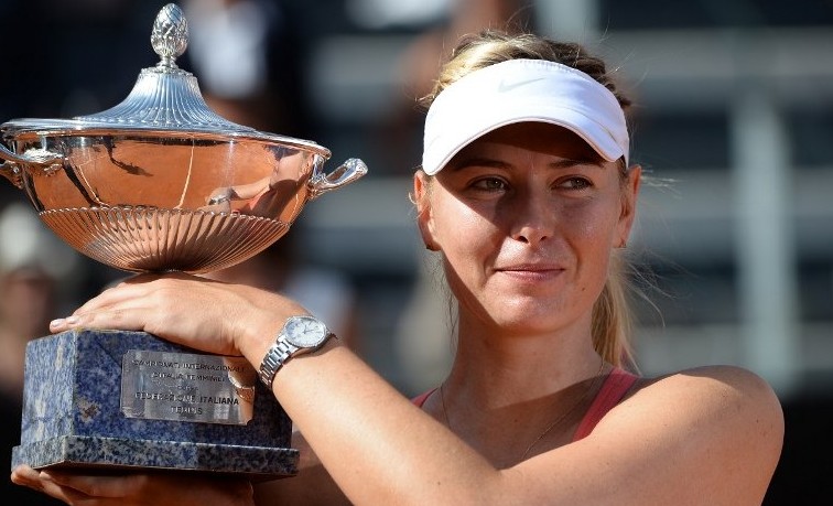 Maria Sharapova vence a Suárez en la final del torneo WTA de Roma