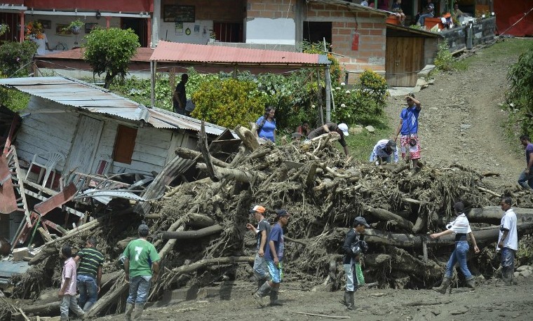 Más de 50 muertos por desbordamiento en noroeste de Colombia