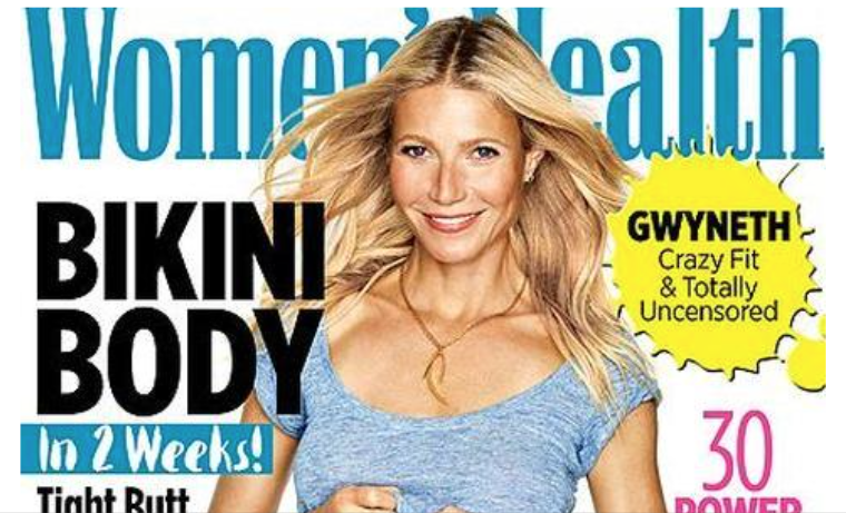 Gwyneth Paltrow, portada de Woman’s Health y dice estar muy cómoda con su físico a los 42