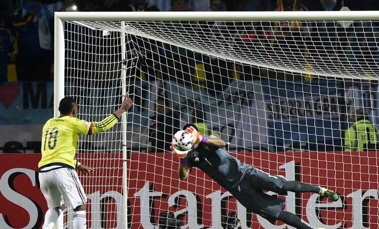 Ficha técnica del partido Argentina-Colombia en la Copa América 2015