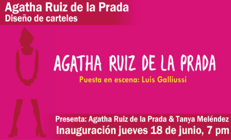 Los carteles de Agatha Ruiz de la Prada llegan al Cervantes de Nueva York