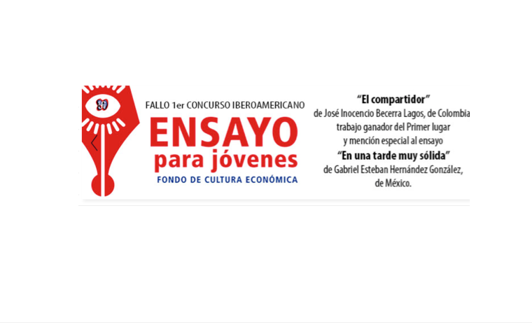 Escritor colombiano gana Concurso Iberoamericano de Ensayo para Jóvenes