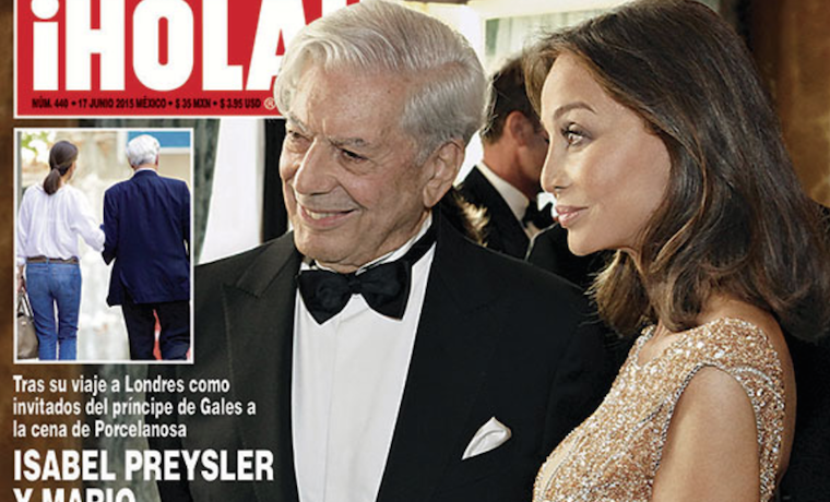Mario Vargas Llosa e Isabel Preysler, fotografiados juntos en Madrid