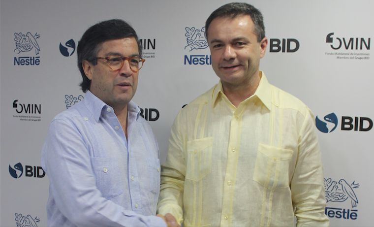 Nestlé de Colombia celebra acuerdo, en sus 70 años, con el BID por US$ 1,5 millones
