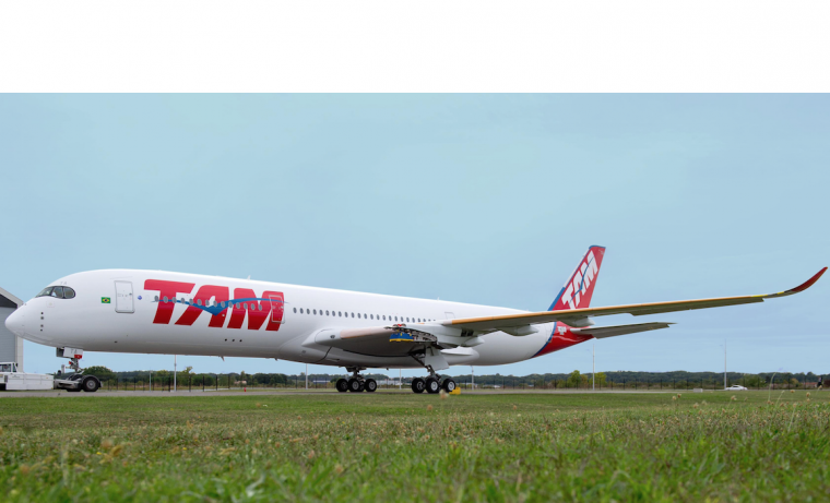 TAM Airlines presenta su primer A350 XWB