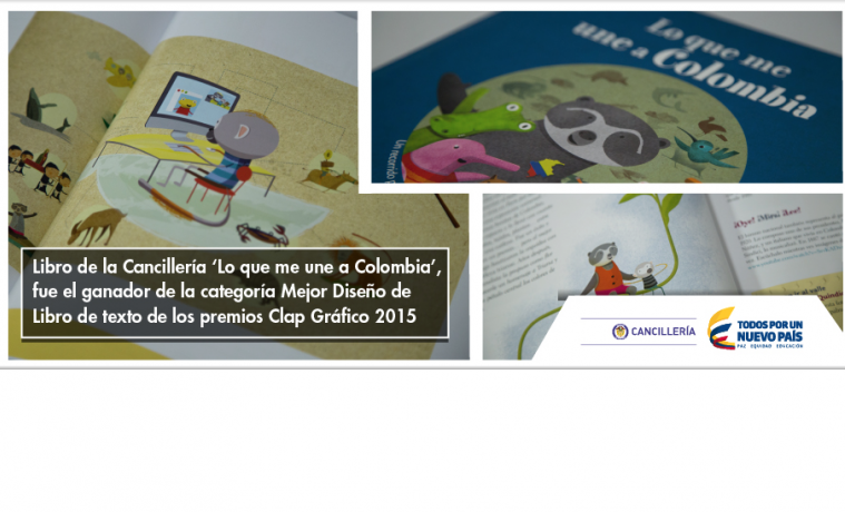 El libro “Lo que me une a Colombia”, ganador de premio Clap Gráfico 2015