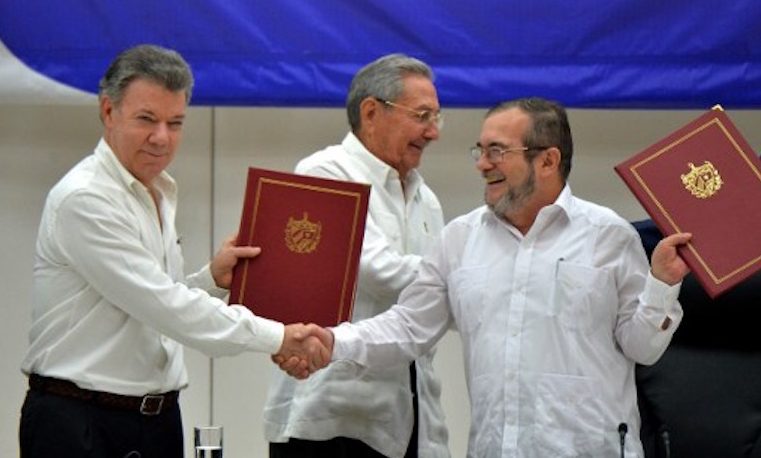 Juan Manuel Santos FARC Timochenko