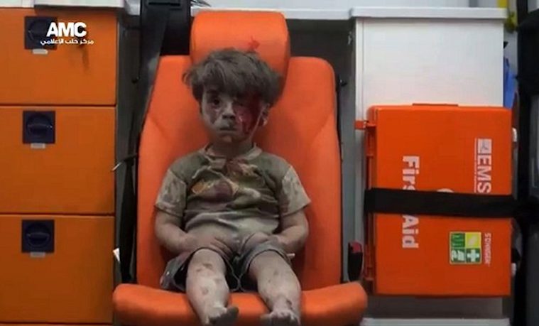 Los niños, símbolo de las víctimas de la guerra en Siria