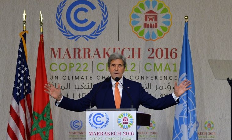 Kerry: EEUU cumple con objetivos climáticos y eso no puede cambiar