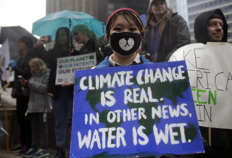 Climate marches take place across the country