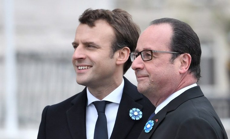 Macron Hollande Francia