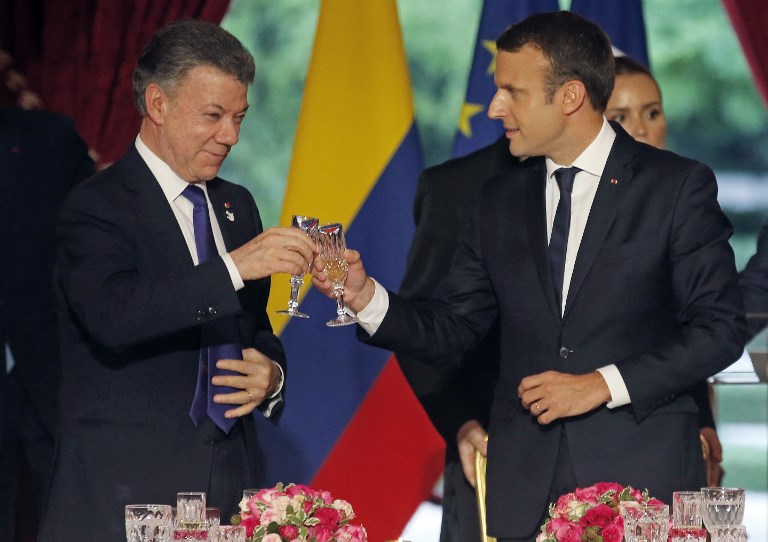 FRANCE-COLOMBIA-DIPLOMACY