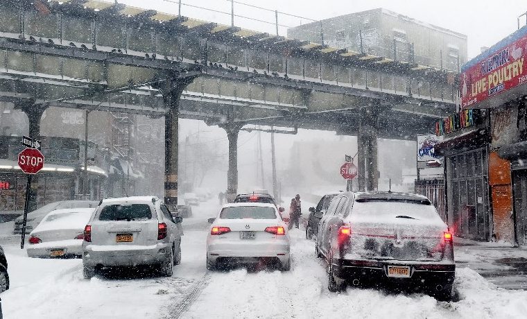 invierno Nueva York ciclón bomba