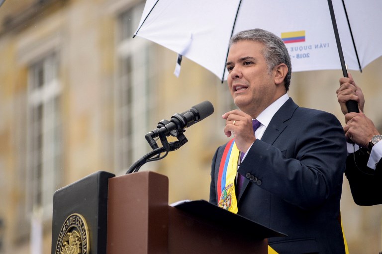 COLOMBIA-INAUGURATION-DUQUE