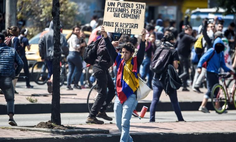 COLOMBIA-EDUCATION-STUDENTS-PROTEST
