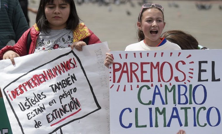 Estudiantes de todo el mundo salen a la calle contra el cambio climático